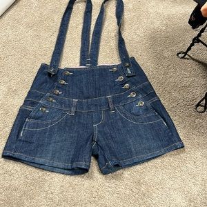 Denim jumper shorts women’s girls/girlsD